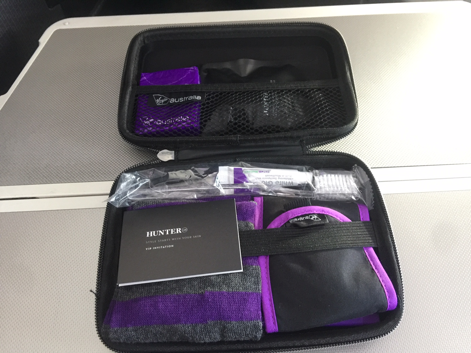 Virgin Australia Business Class Amenity kit