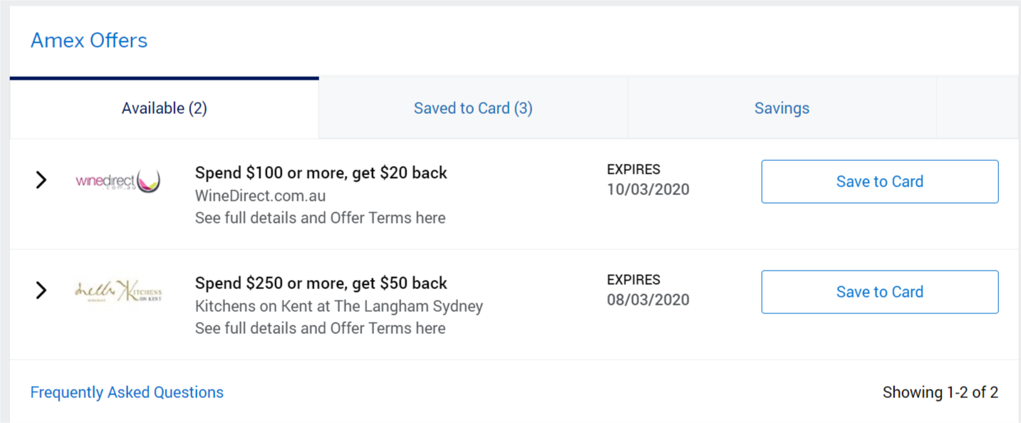 Amex Offers