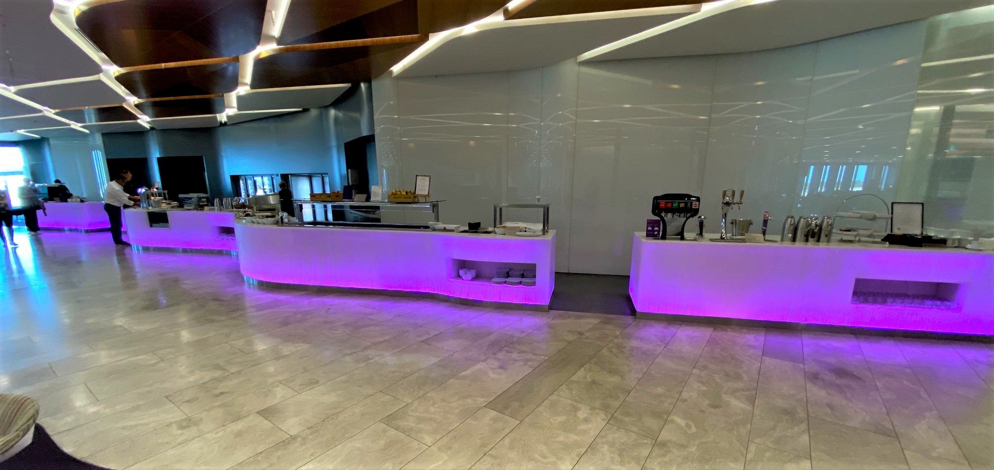 Buffet Stations, Virgin Australia Lounge - Perth Airport