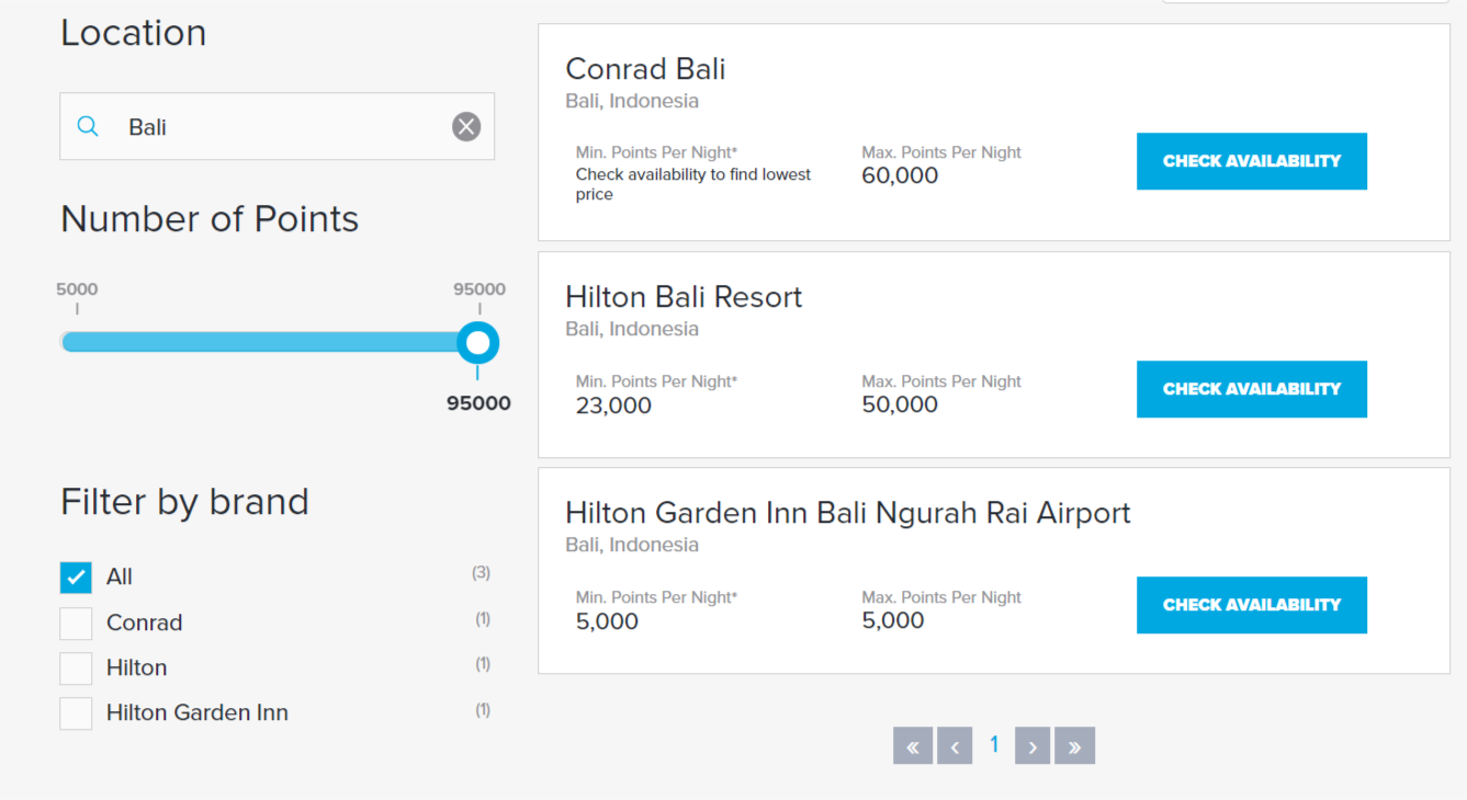 Hilton Hotels in Bali