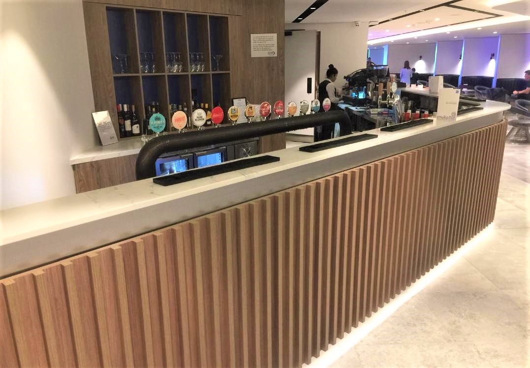 Tap Beer, Amex Lounge, Sydney T1