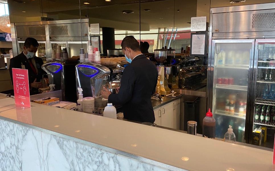 Bar, Qantas Domestic Business Lounge, Sydney Airport