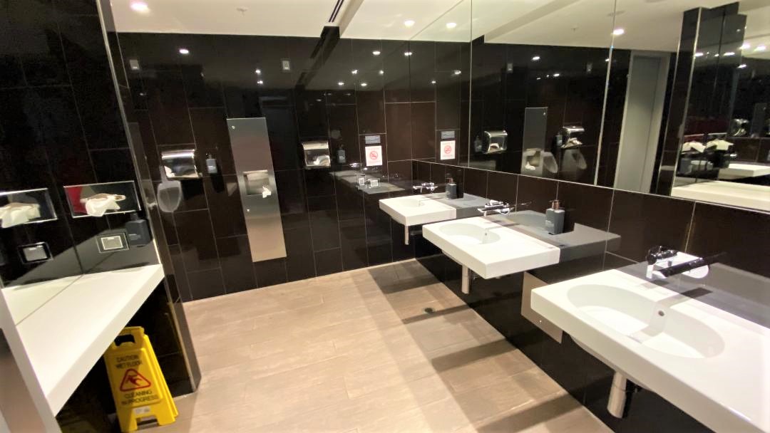 Bathroom, Virgin Australia Lounge - Perth Airport