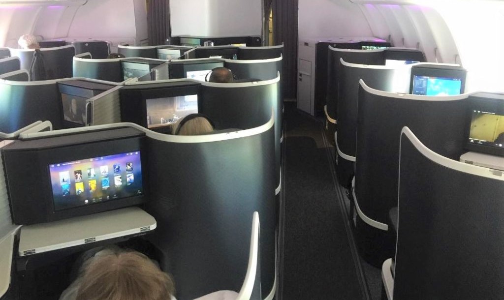 Virgin Australia A-330, Business Class Cabin