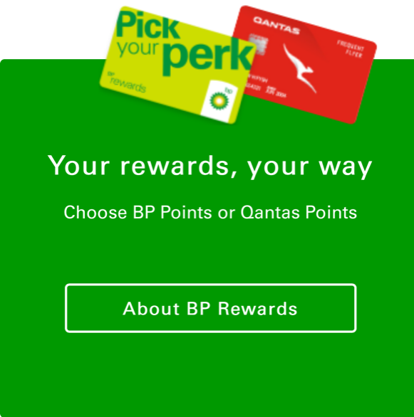 Earn BP points or Qantas points with BP Rewards
