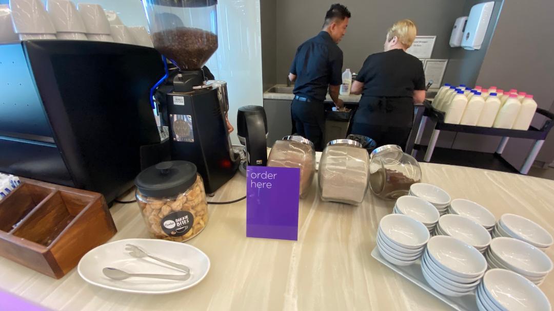 Coffee Station, Virgin Australia Lounge - Perth Airport