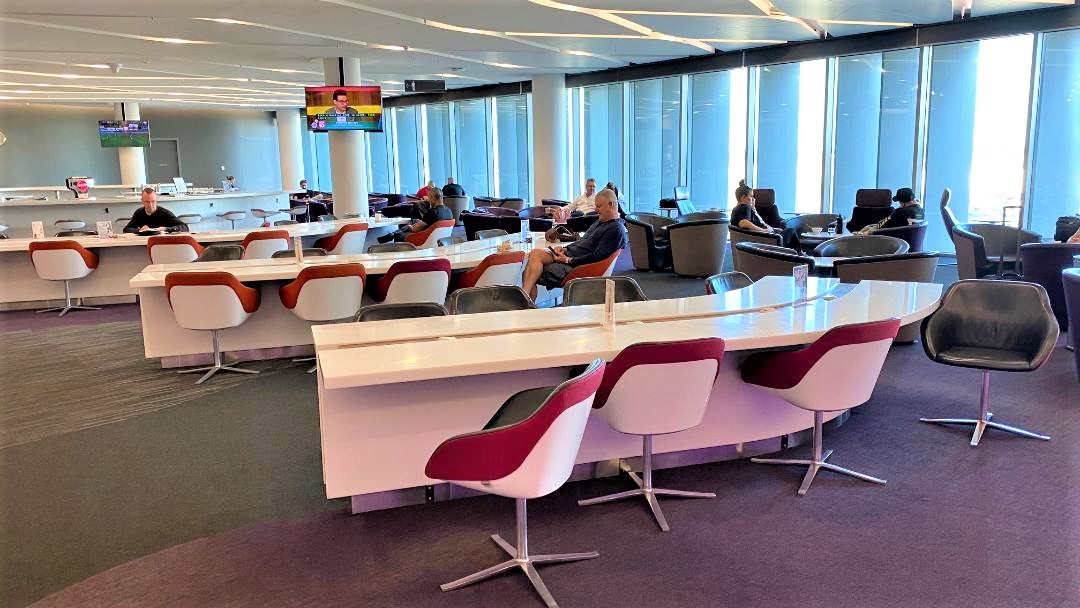 Communal Tables, Virgin Australia Lounge - Perth Airport