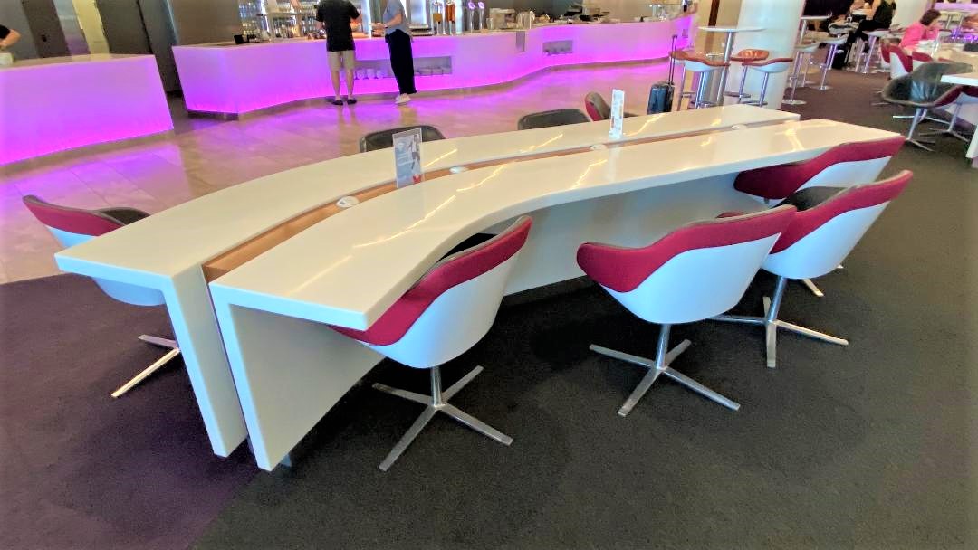 Communal Tables with Power and USB Outlet