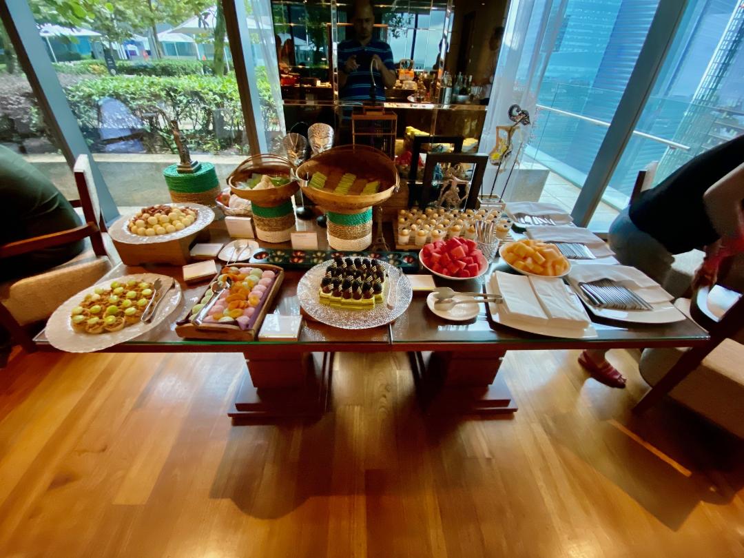 Desserts at the Executive Lounge, The Westin Singapore