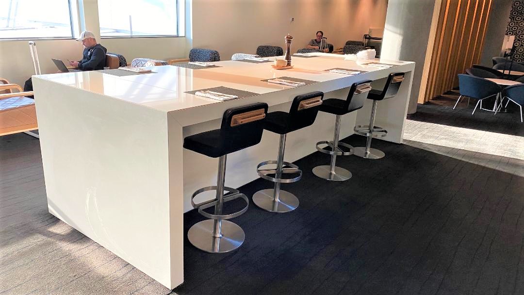 Dining Table, Qantas Domestic Business Lounge - Sydney Airport