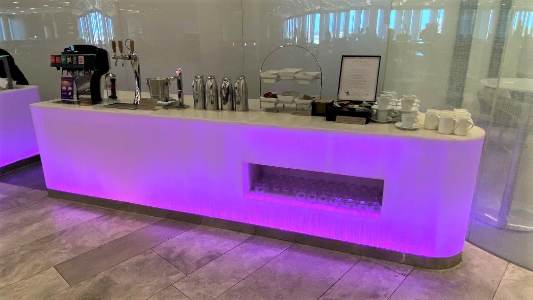 Hot and Cold Beverages, Virgin Australia Lounge - Perth Airport