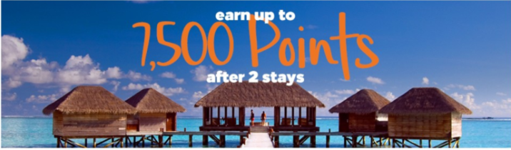 Earn 7,500 points after 2 stays