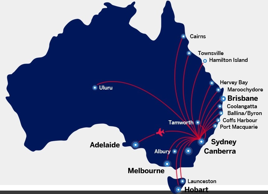 Amex Velocity Platinum complimentary flight from Sydney