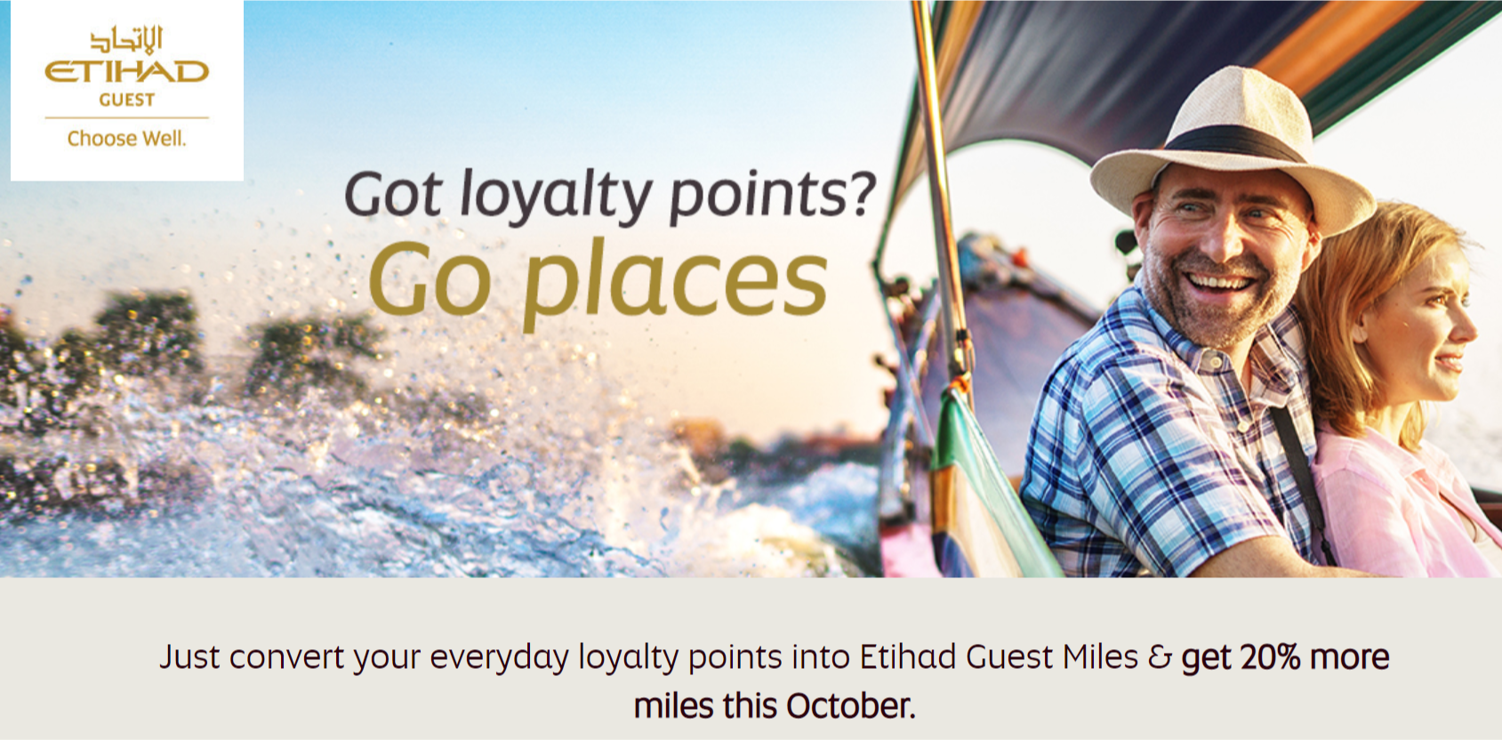 Etihad offering 20% transfer bonus from Hotel and Retain partners