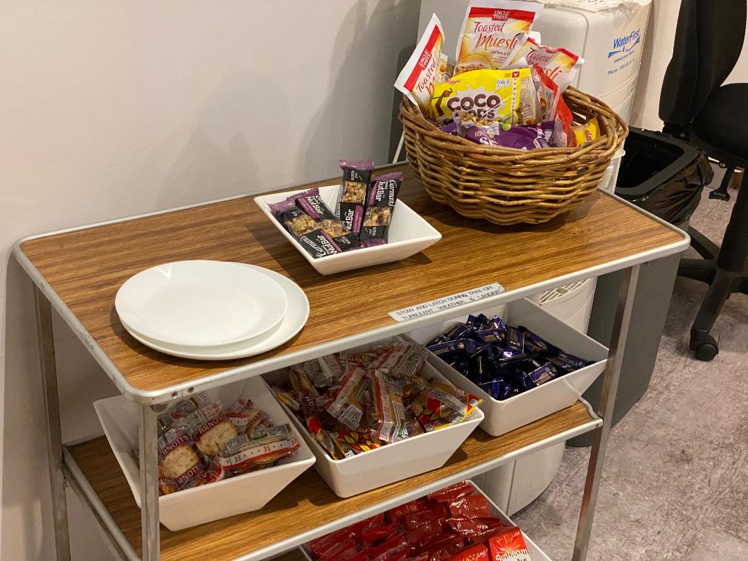 Snacks, Rex Lounge - Sydney Airport