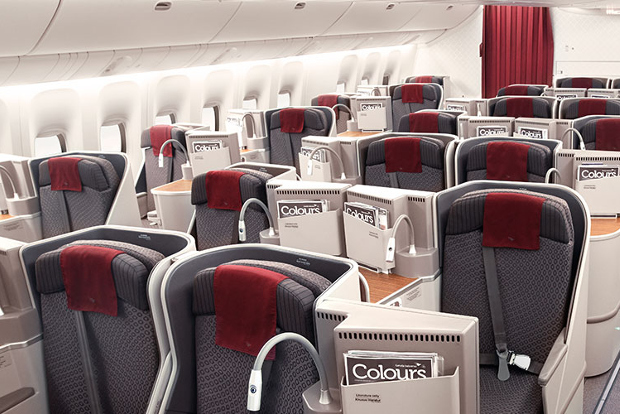 Garuda Indonesia Business Class seat