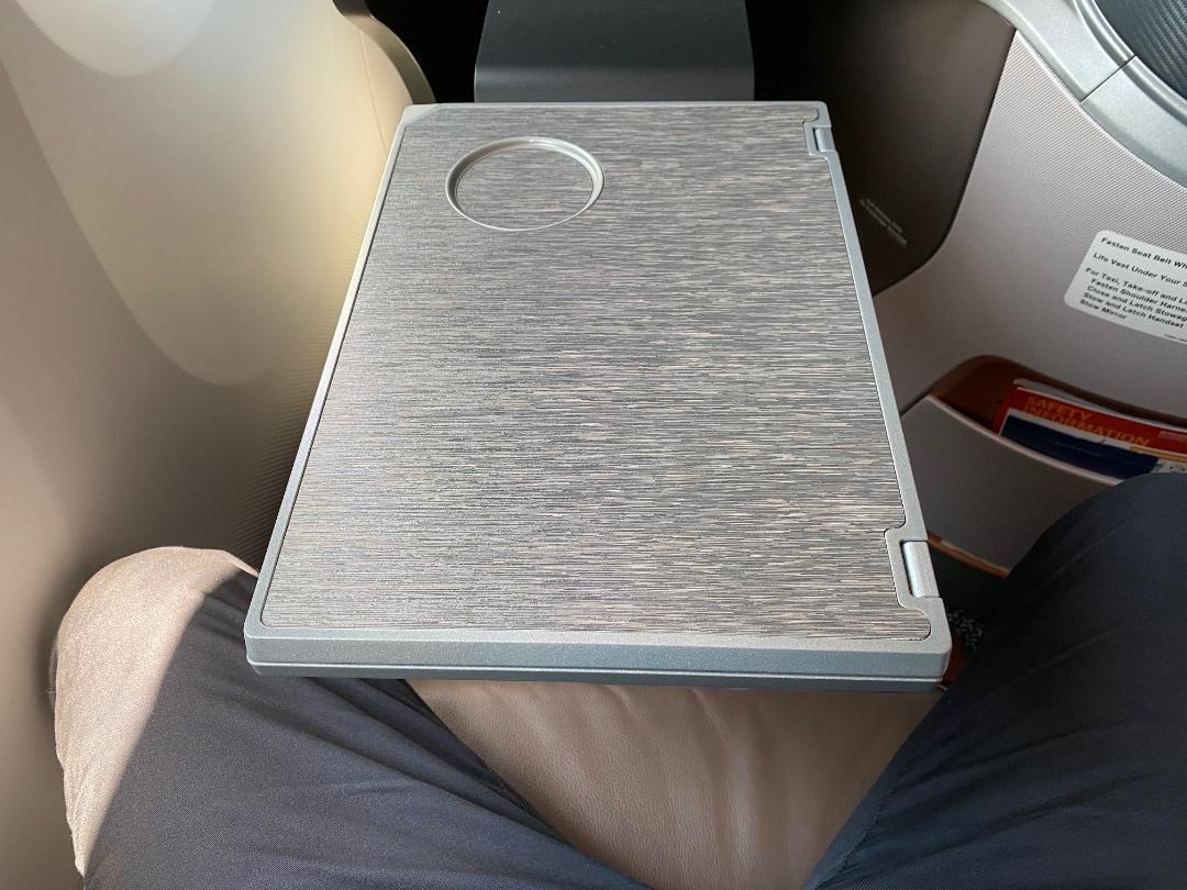 Half open Tray Table