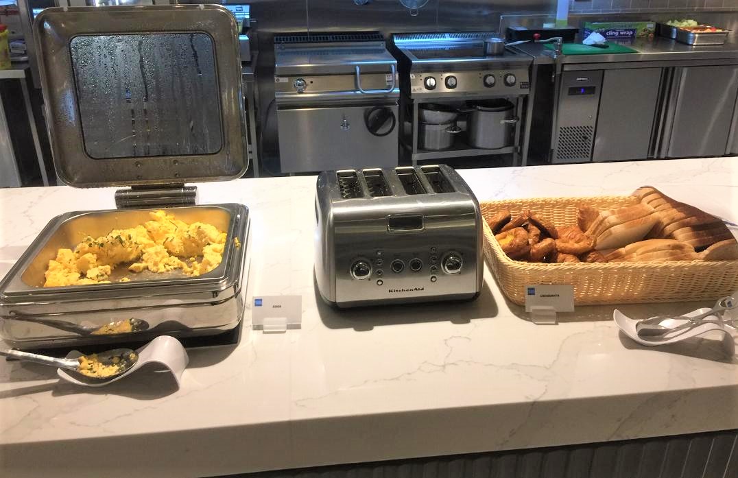 Breakfast Spread, American Express Lounge, Sydney T1