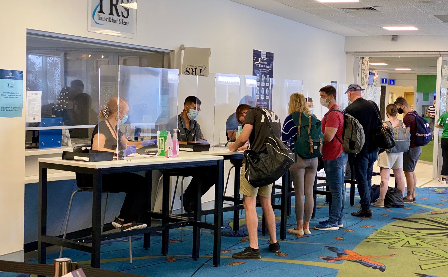 Health Screening Desk, Darwin Airport