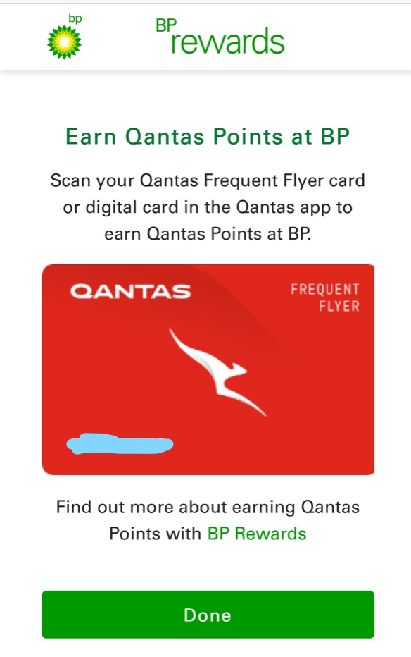 Earn Qantas points with BP Rewards