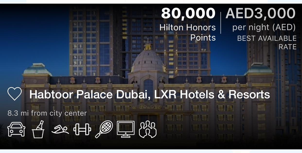 LXR Hotels, Dubai