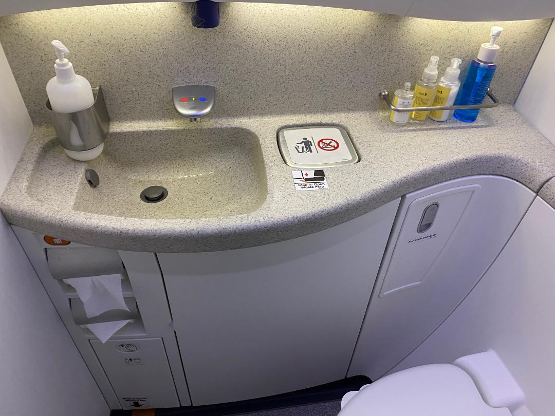 Business Class Lavatory, Singapore Airlines B787-10