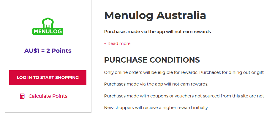 Menulog on Velocity eStore