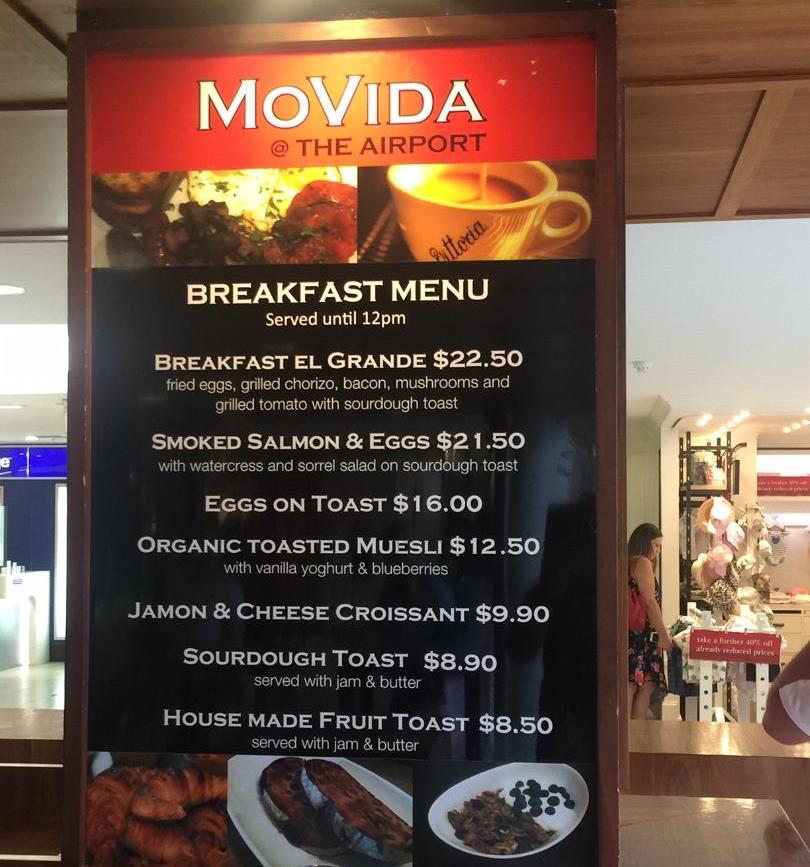 Movida, Sydney Airport