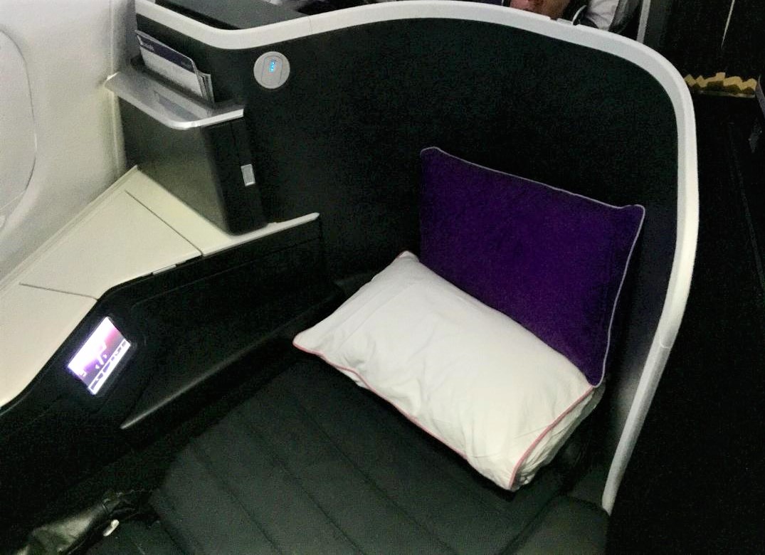 Virgin Australia A-330 Business Class Pillows