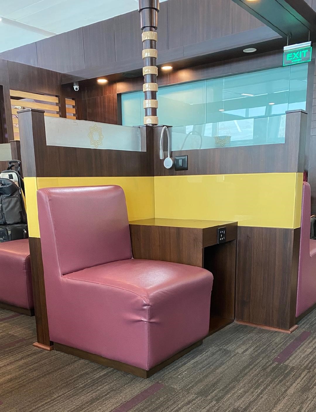 Pod Seating, Air Vistara Lounge Delhi Airport