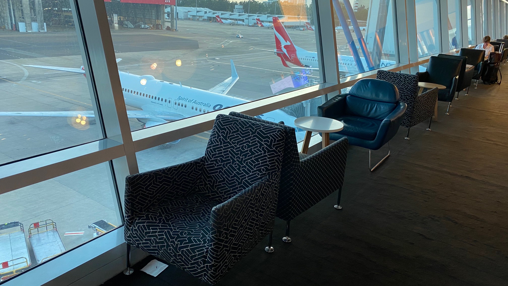 Seating, Qantas Domestic Business Lounge - Sydney Airport