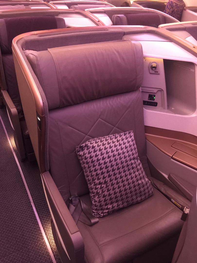 SQ A350 business class