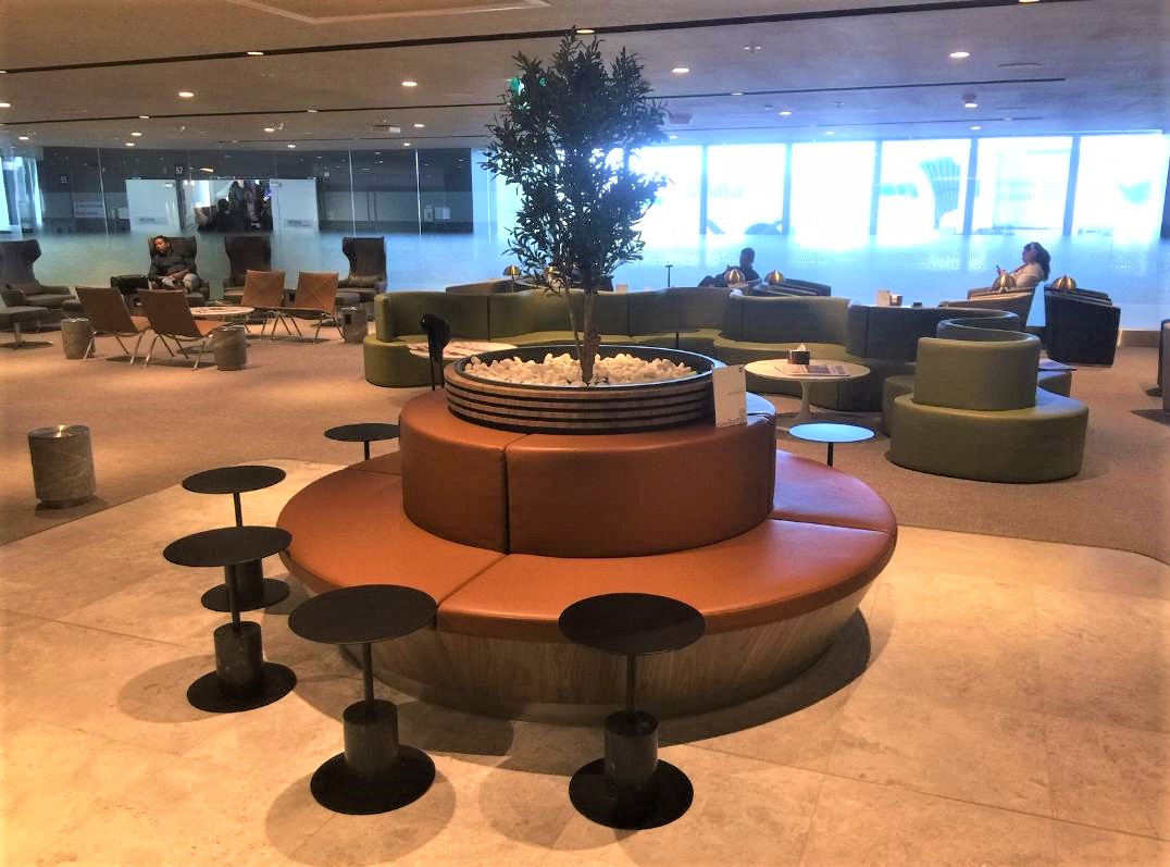 Seating Area, Amex Lounge, Sydney T1