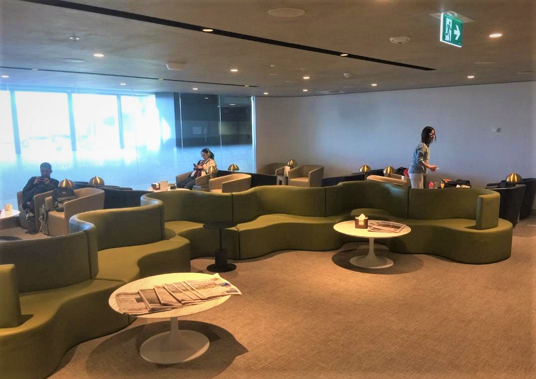 Seating Area, Amex Lounge, Sydney T1
