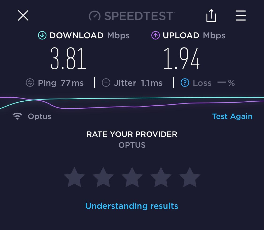 Speed Test, Virgin Australia Lounge - Sydney Airport