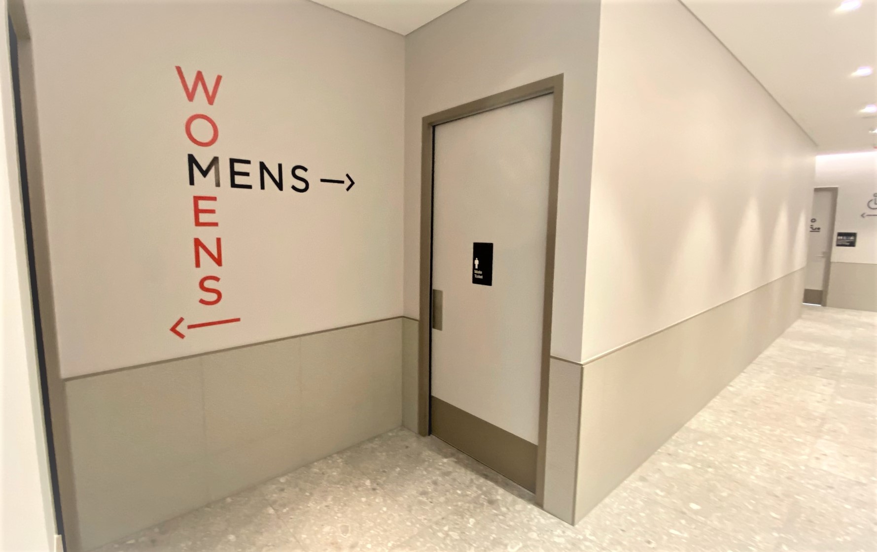 Toilets, Virgin Australia Lounge - Adelaide Airport