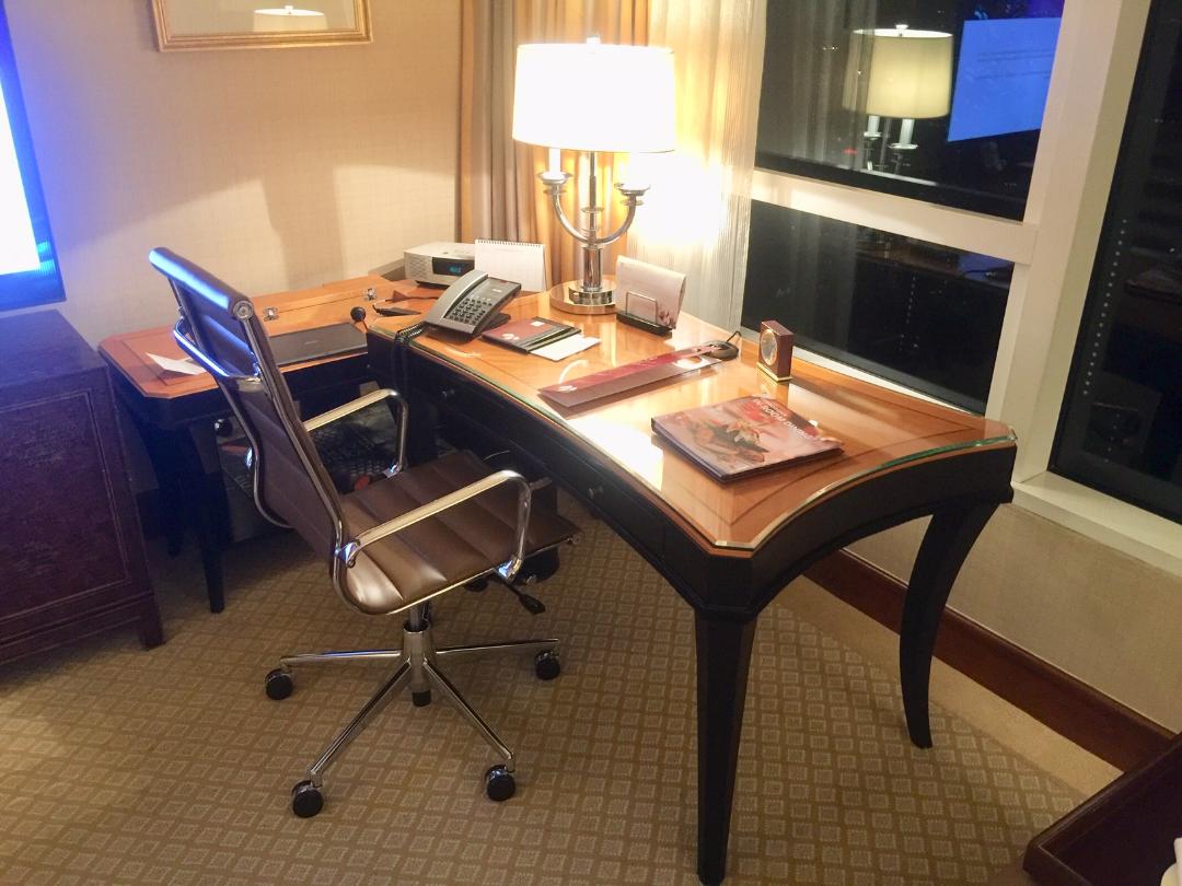 Work Desk, King Deluxe Room, Conrad Hong Kong